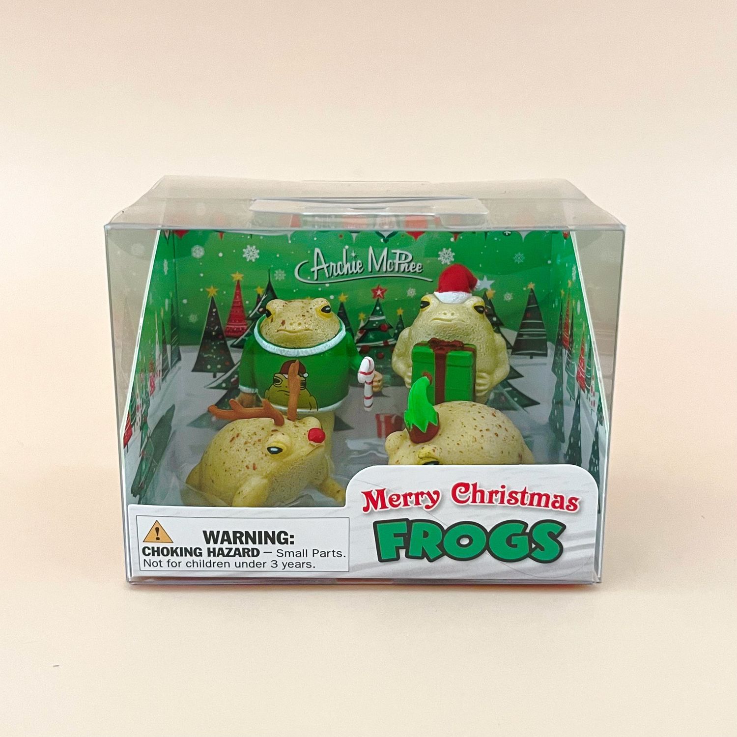 Merry Christmas Frogs