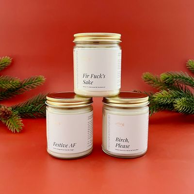 Effing Candle Co 7oz Vegan Winter Candles