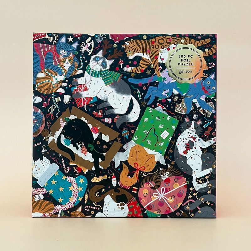 Catmas Chaos 500 Piece Foil Puzzle