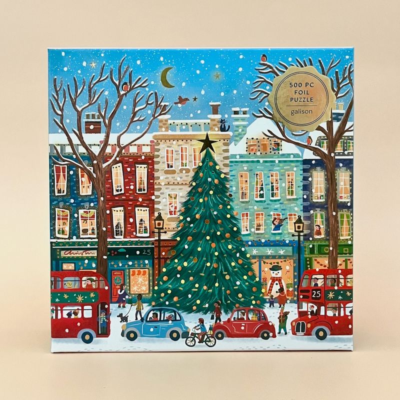 Tinsel City 500 Piece Foil Puzzle