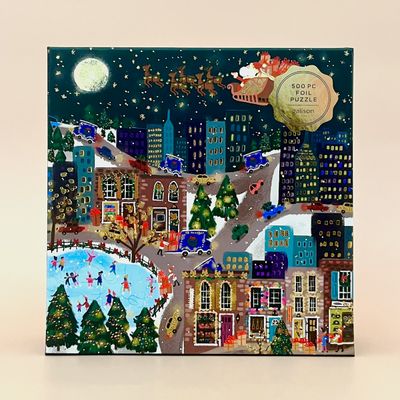 Joy Laforme Presentville 500 Piece Foil Puzzle
