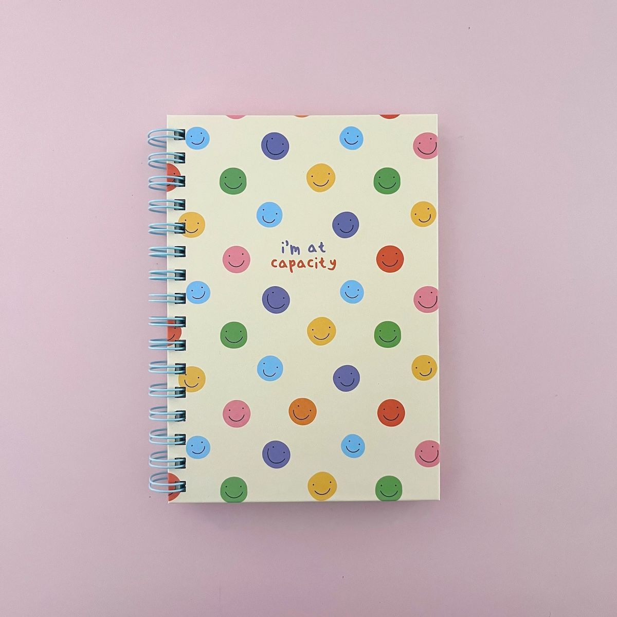 At Capacity 6 x 8 Spiral Hard Cover Journal