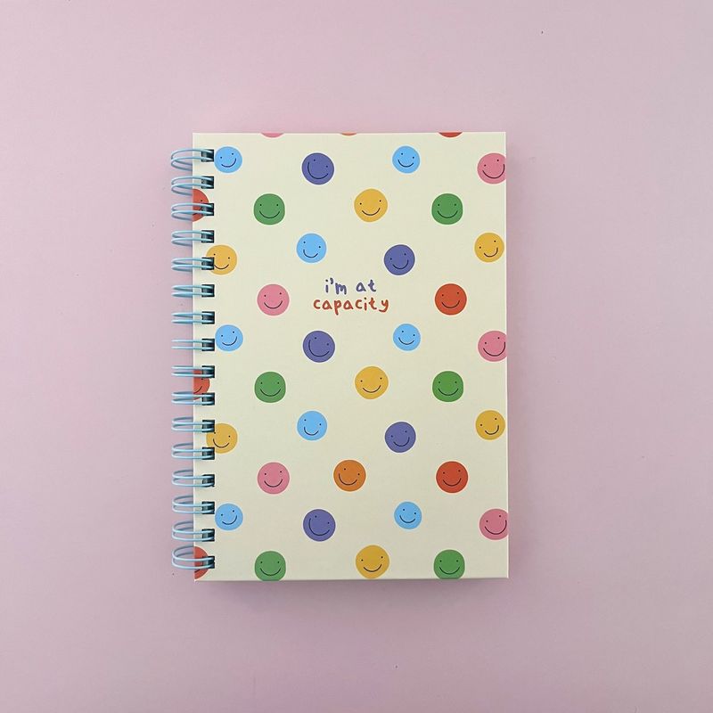 At Capacity 6 x 8 Spiral Hard Cover Journal