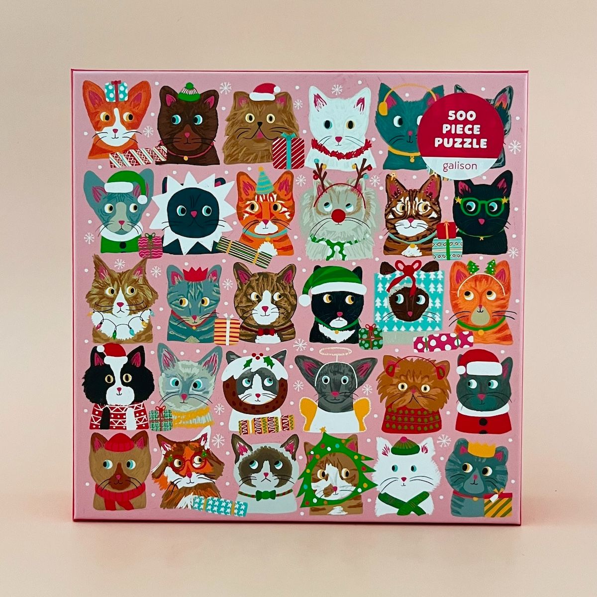 Holiday 500 Piece Puzzles Festive Furballs