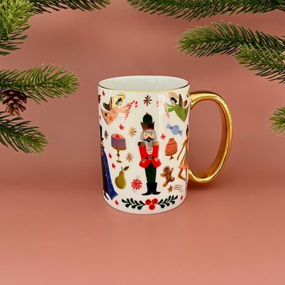 Rifle Paper Holiday Mug Nutcracker