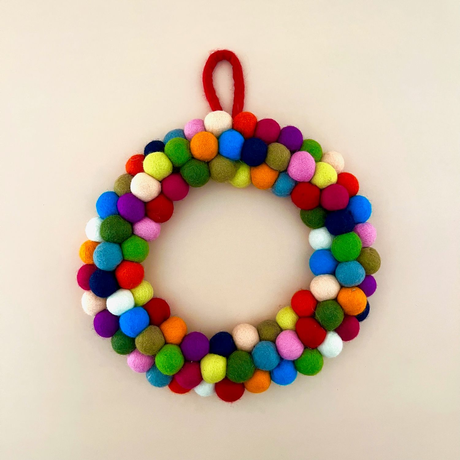 Confetti Multicolor Holiday Wreath 12&quot;