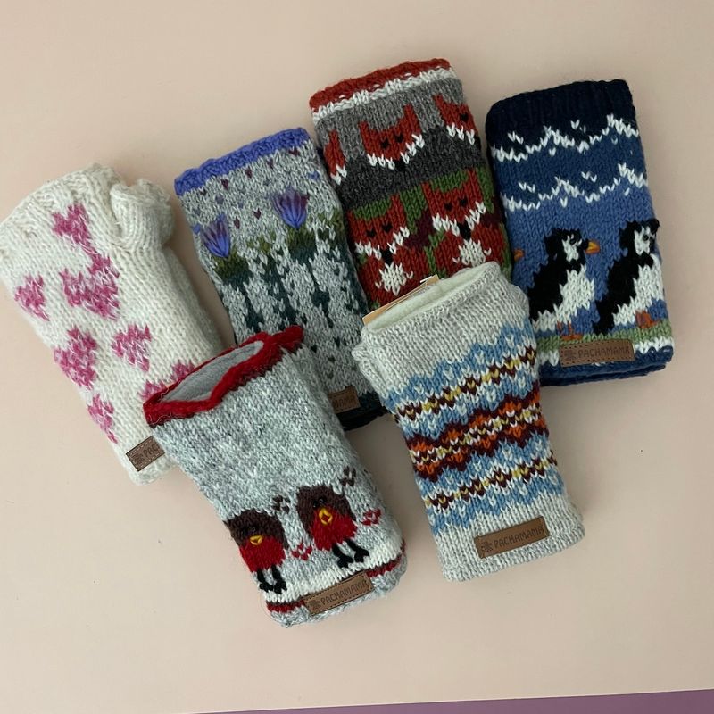 Winter 25 Pachamama Fingerless Gloves