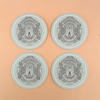 Set of 4 Indianapolis Coasters by Timberjack Goods