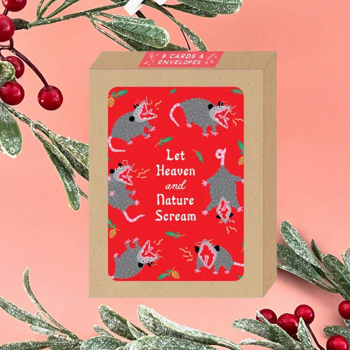 Nature Scream Cards 8 Boxed