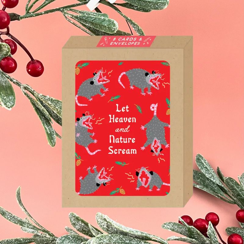 Nature Scream Cards 8 Boxed