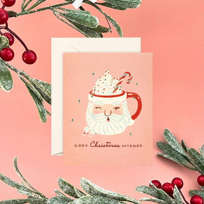 Cozy Christmas Wishes... Holiday Card