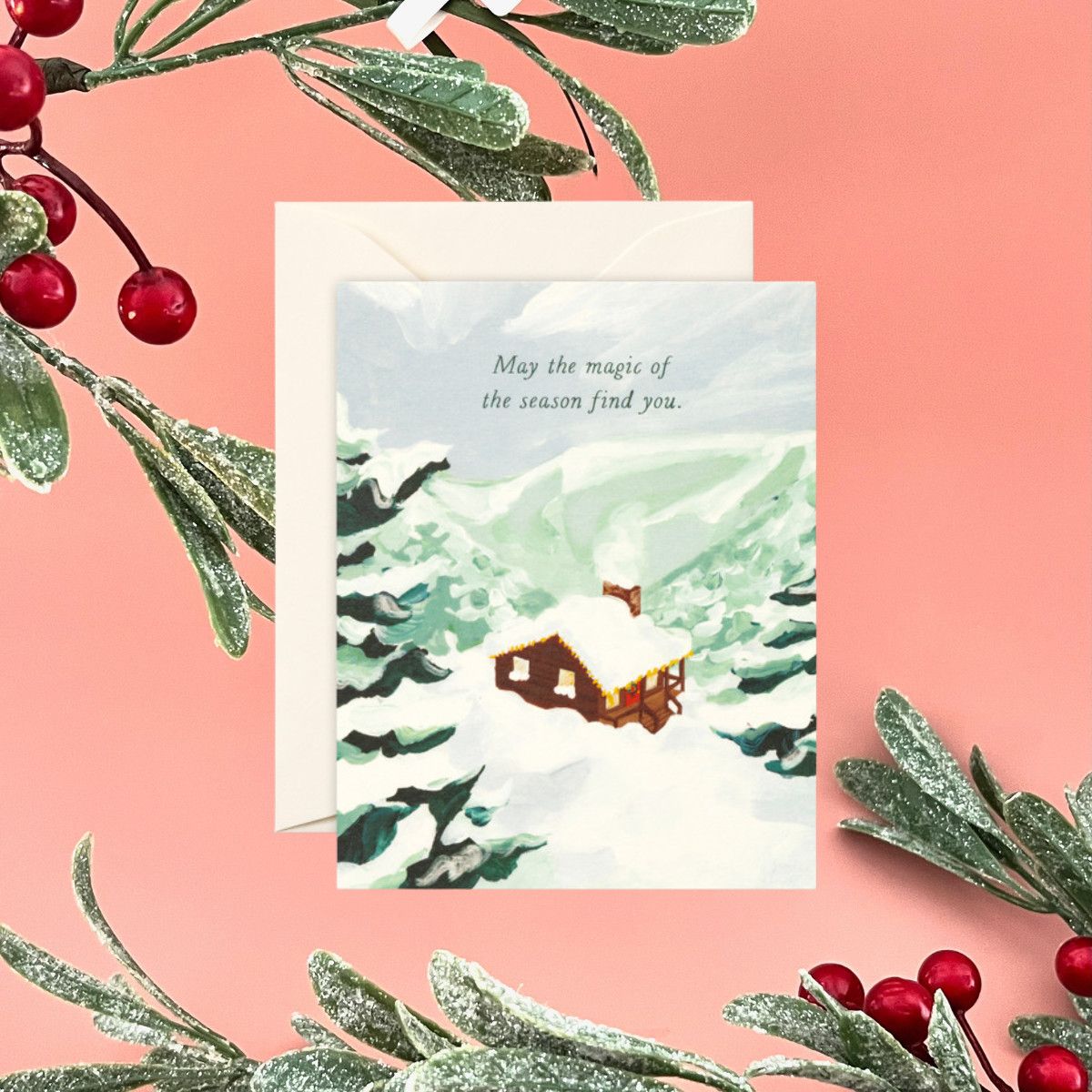 May the Magic of the Season Find You... Holiday Card