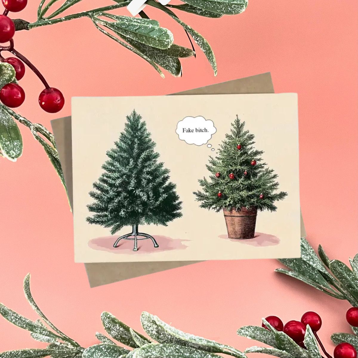 Fake Bitch Holiday Card
