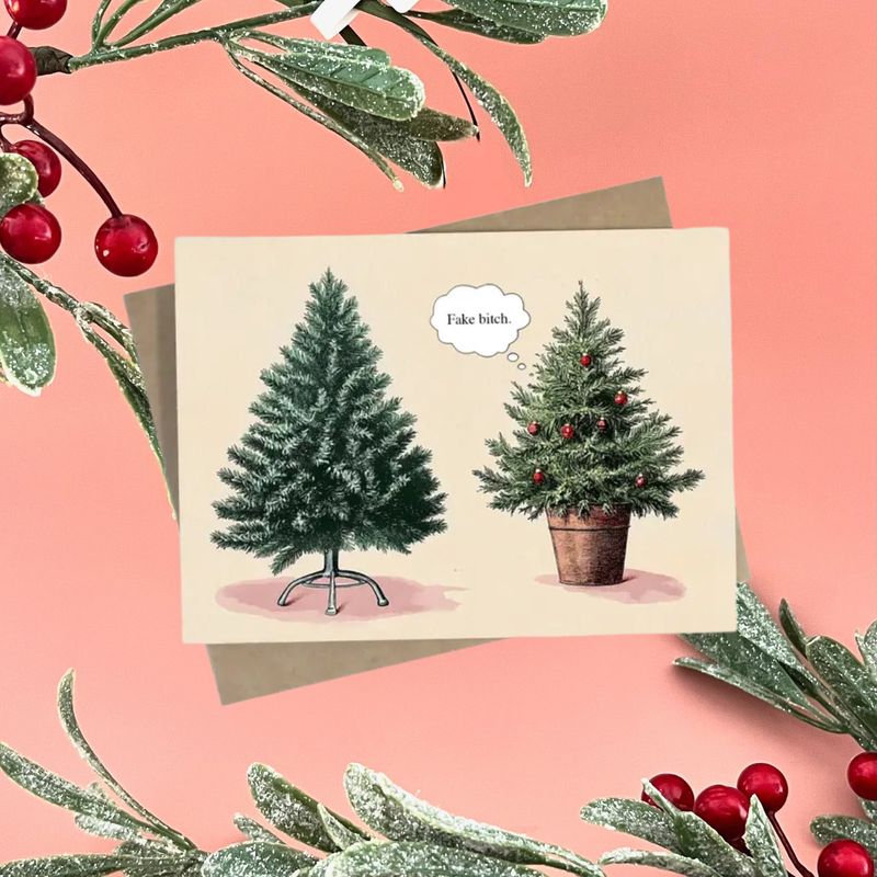 Fake Bitch Holiday Card