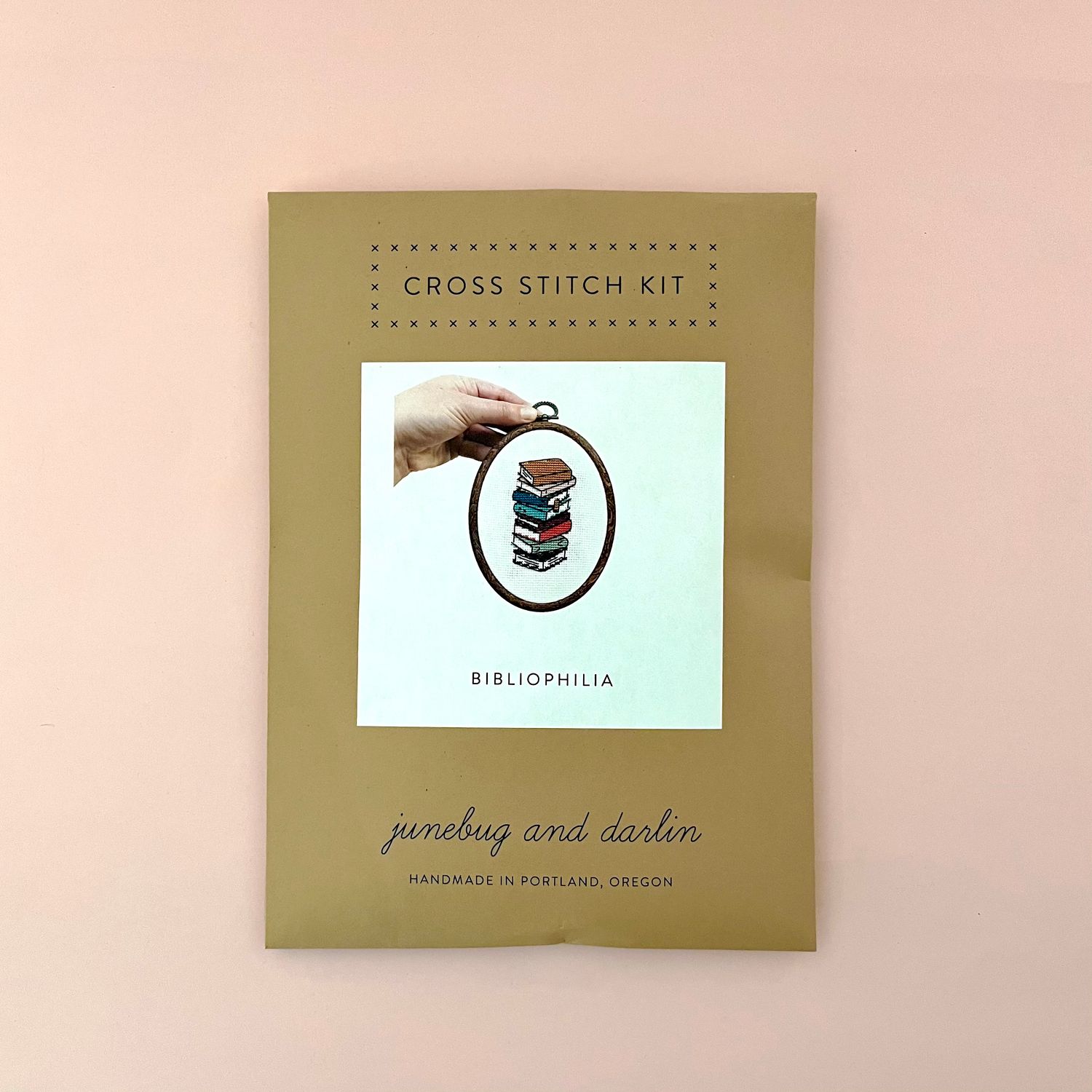 Cross Stitch Kit, Style: Bibliophile