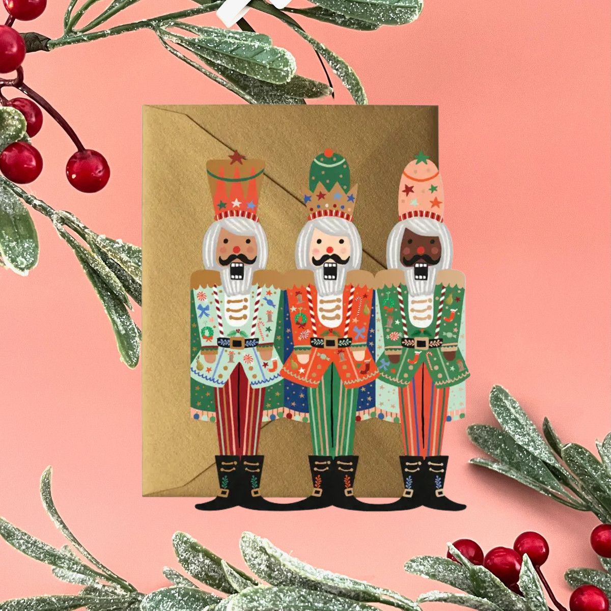 Rifle Paper Nutcracker Brigade Card, Style: Individual