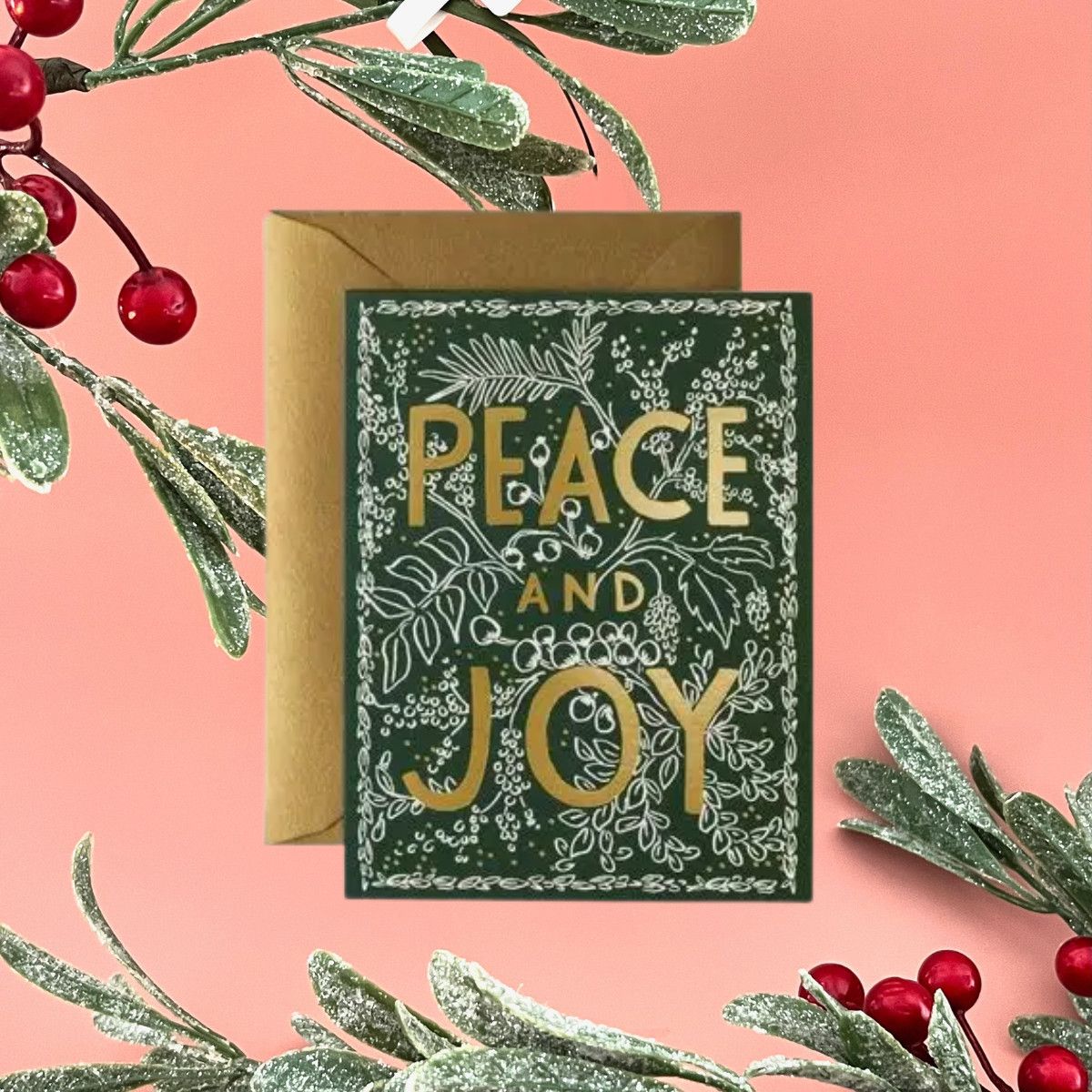 Rifle Paper Evergreen Peace Card Boxed Set of 8