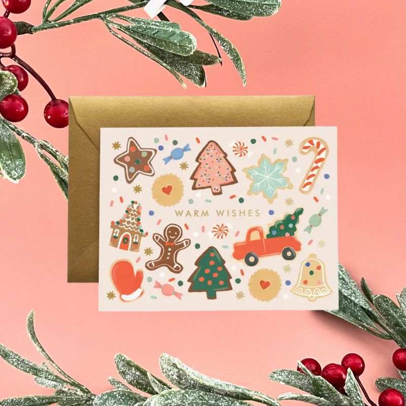 Rifle Paper Holiday Cookies Card Boxed Set of 8
