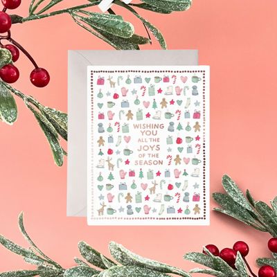 Merry Motif Holiday Card