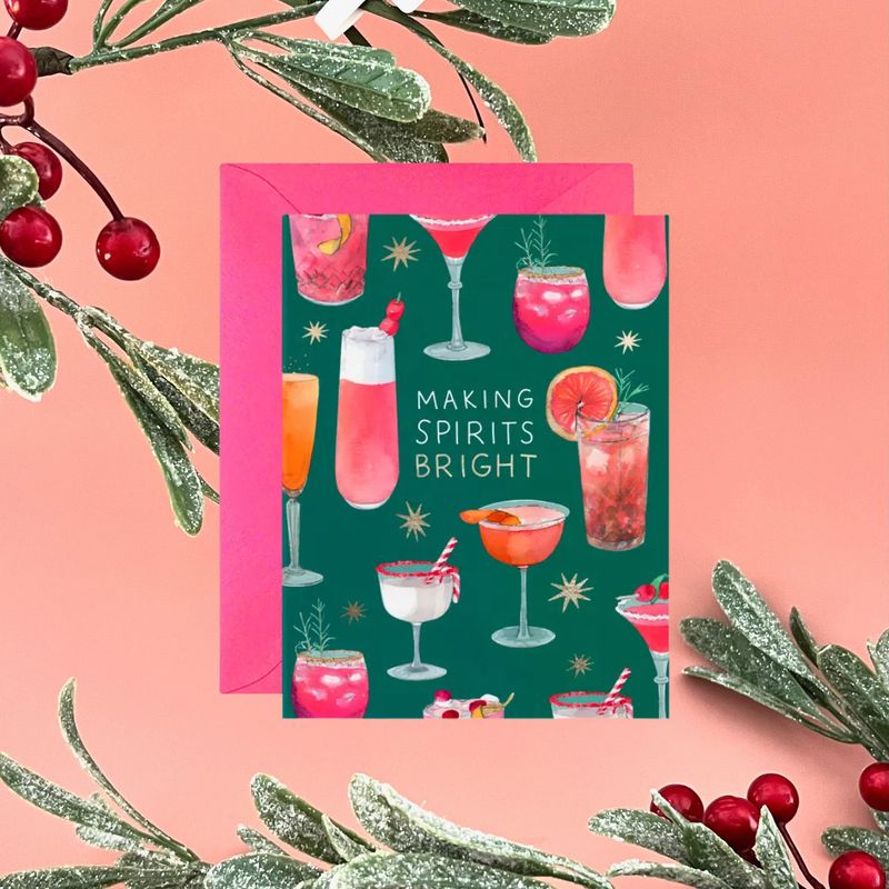 Making Spirit&#39;s Bright Holiday Card