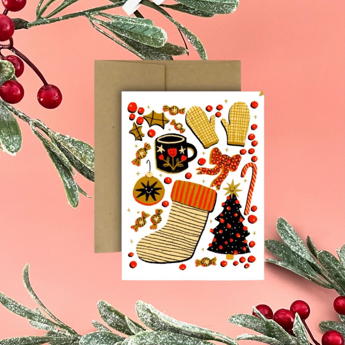 Merry Things Holiday Card