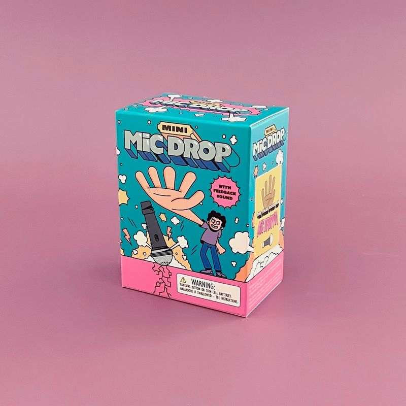 Mini Mic Drop with Feedback Sound