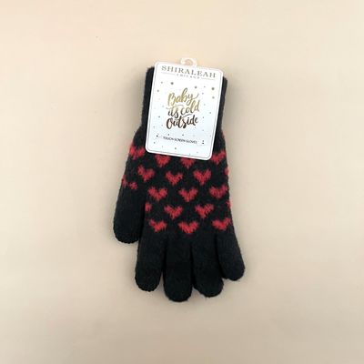 Touchscreen Gloves by Shiraleah Valentina Black