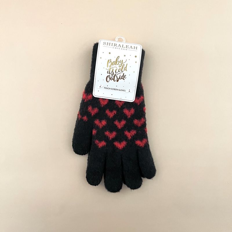 Touchscreen Gloves by Shiraleah Valentina Black