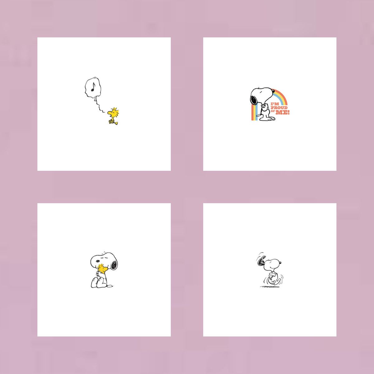 Peanuts Temporary Tattoo Pair