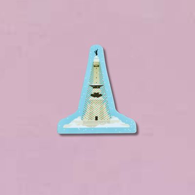 Holiday Monument Vinyl Sticker by local Timberjack Goods