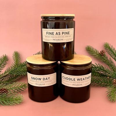 Primrose Winter 15oz Double Wick Soy Candles: