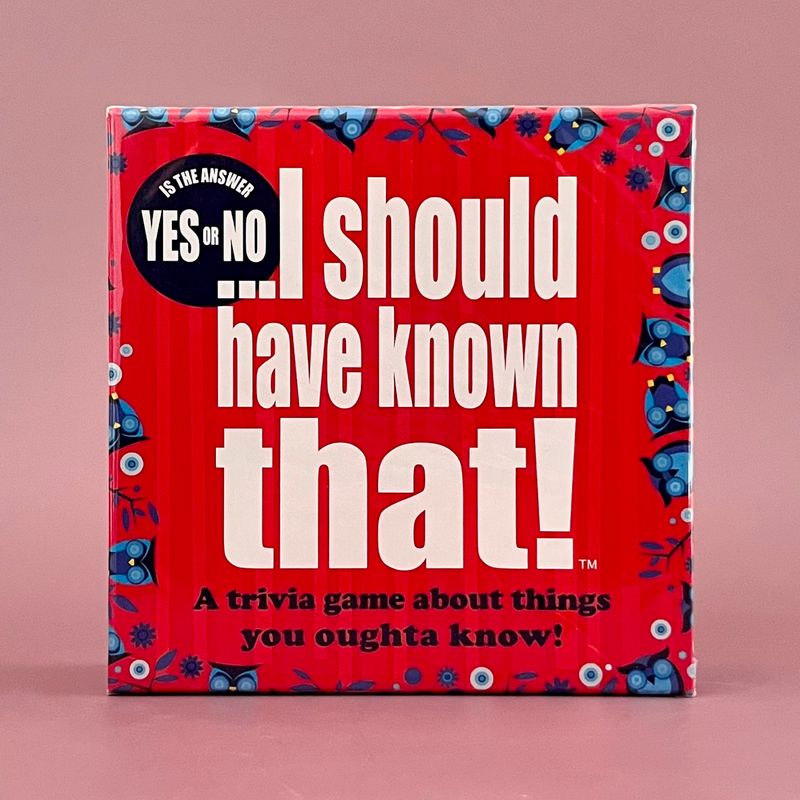 I Should Have Known That! Yes or No edition