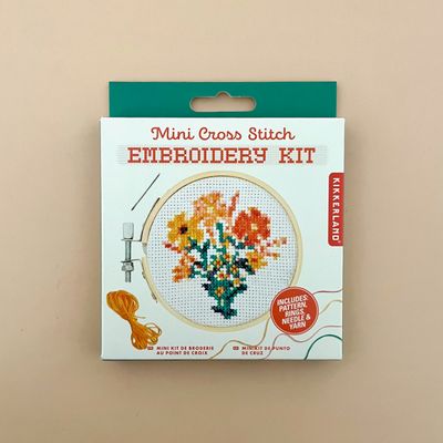 MiniCross Stitch Embroidery-Flowers