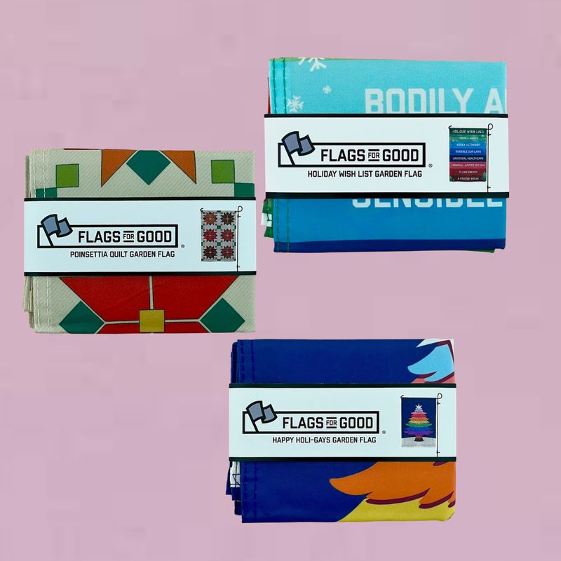 Flags for Good Holiday Garden Flag