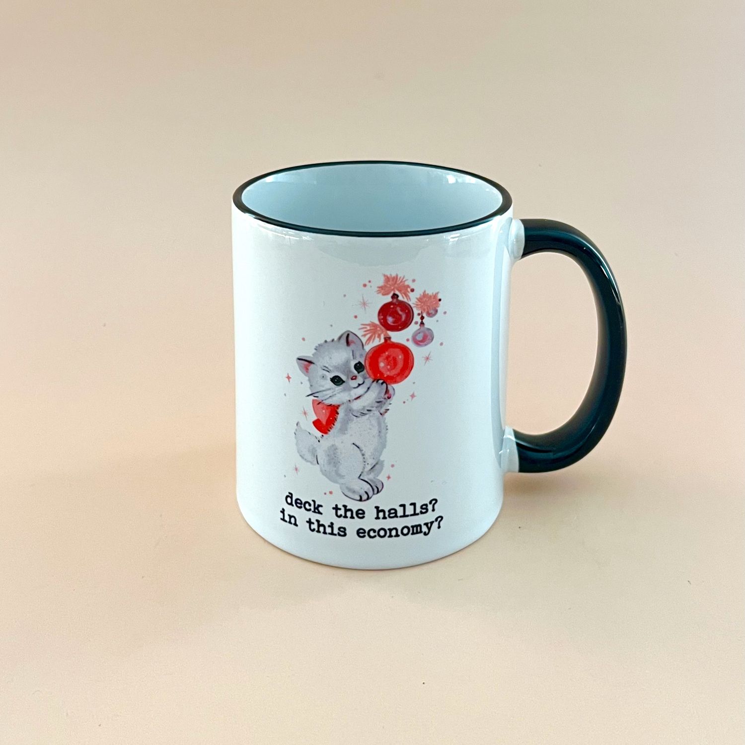 In this Economy 11oz Holiday Mug