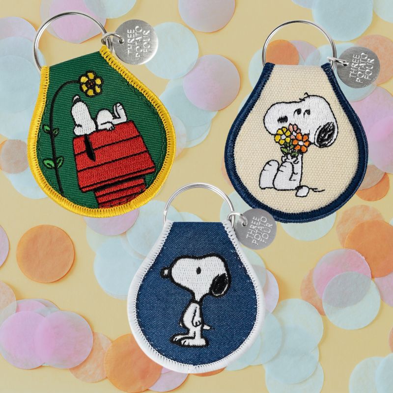 3P4 x Peanuts Patch Keychain