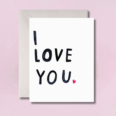 I Love You Card