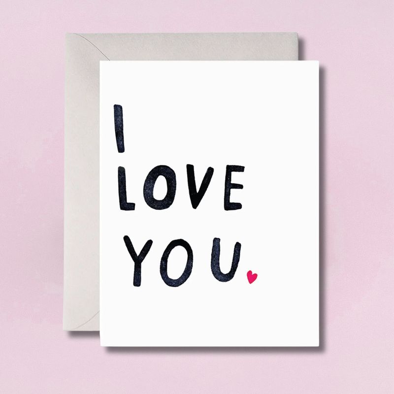 I Love You Card