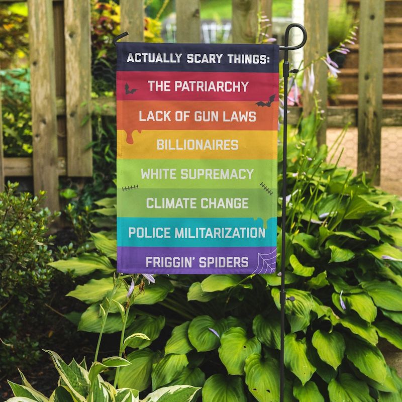 Flags for Good Spooky Garden Flag