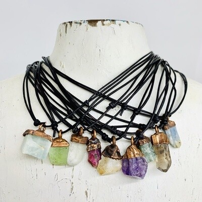 Adjustable Leather Necklace