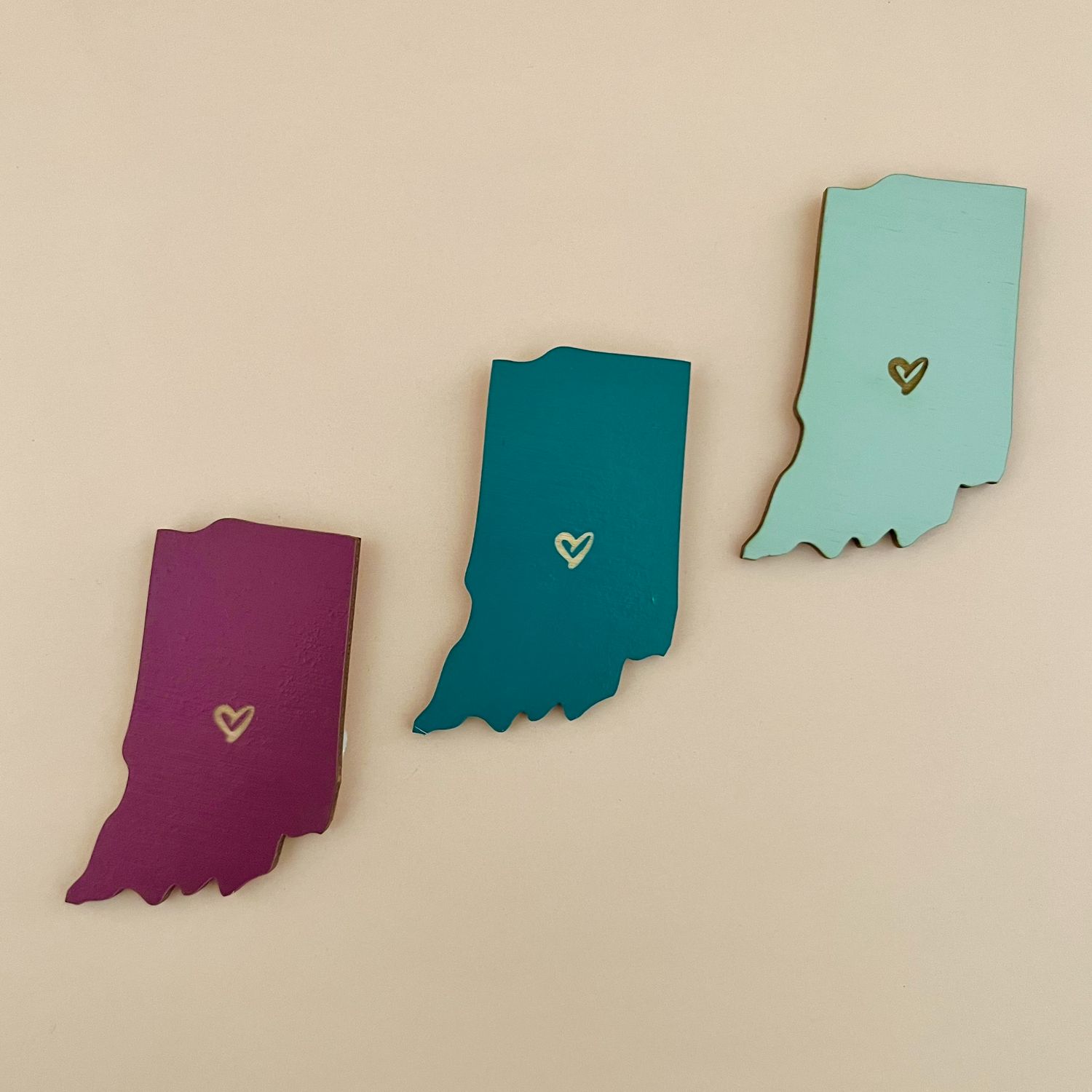 Indiana Heart Magnet