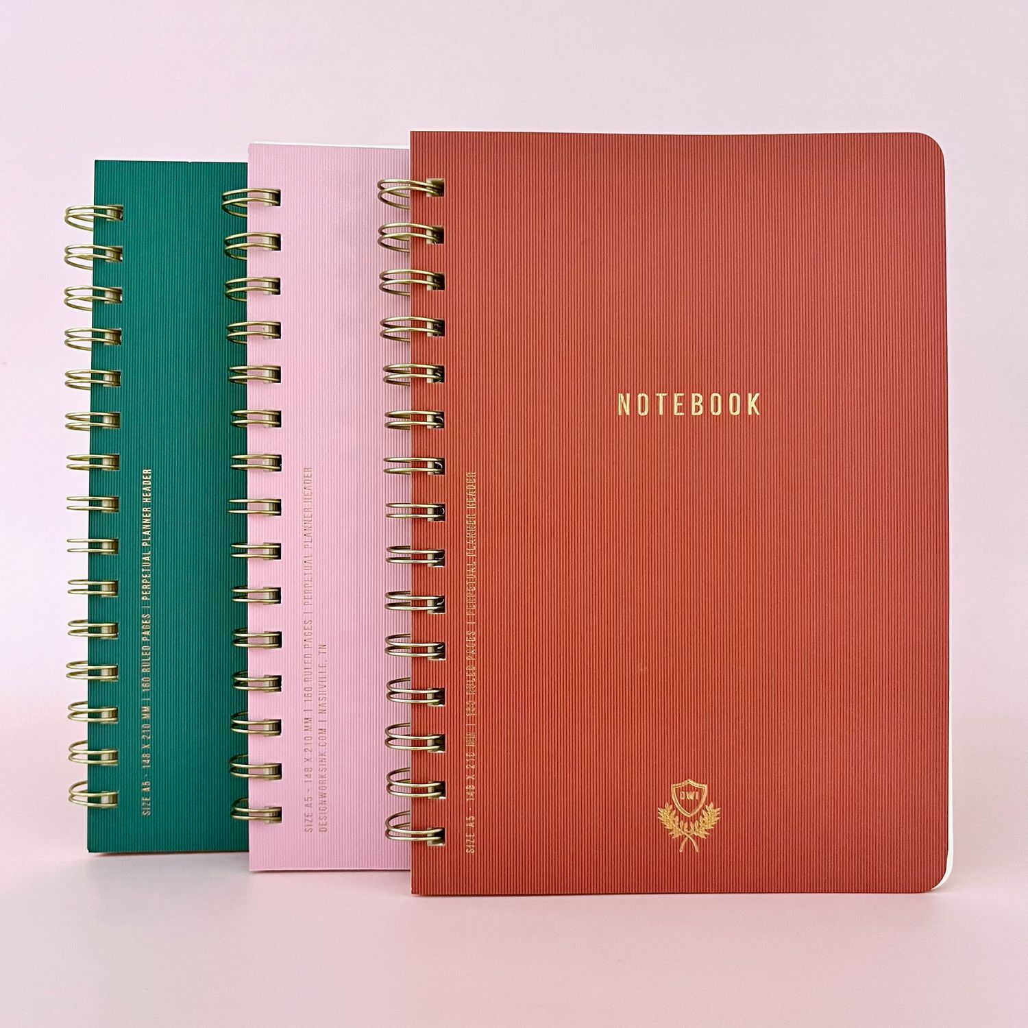 A5 Crest Notebook: