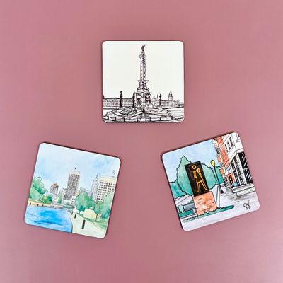 Indy Icon Magnets