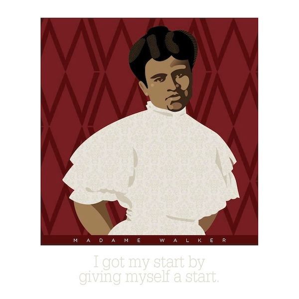 11 x 14 Art Print by F60, Style: Madame Walker
