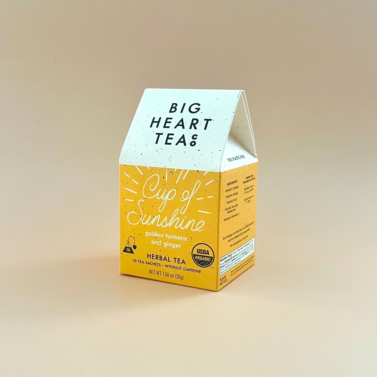 Big Heart Tea 10 Sachets, Style: Cup of Sunshine