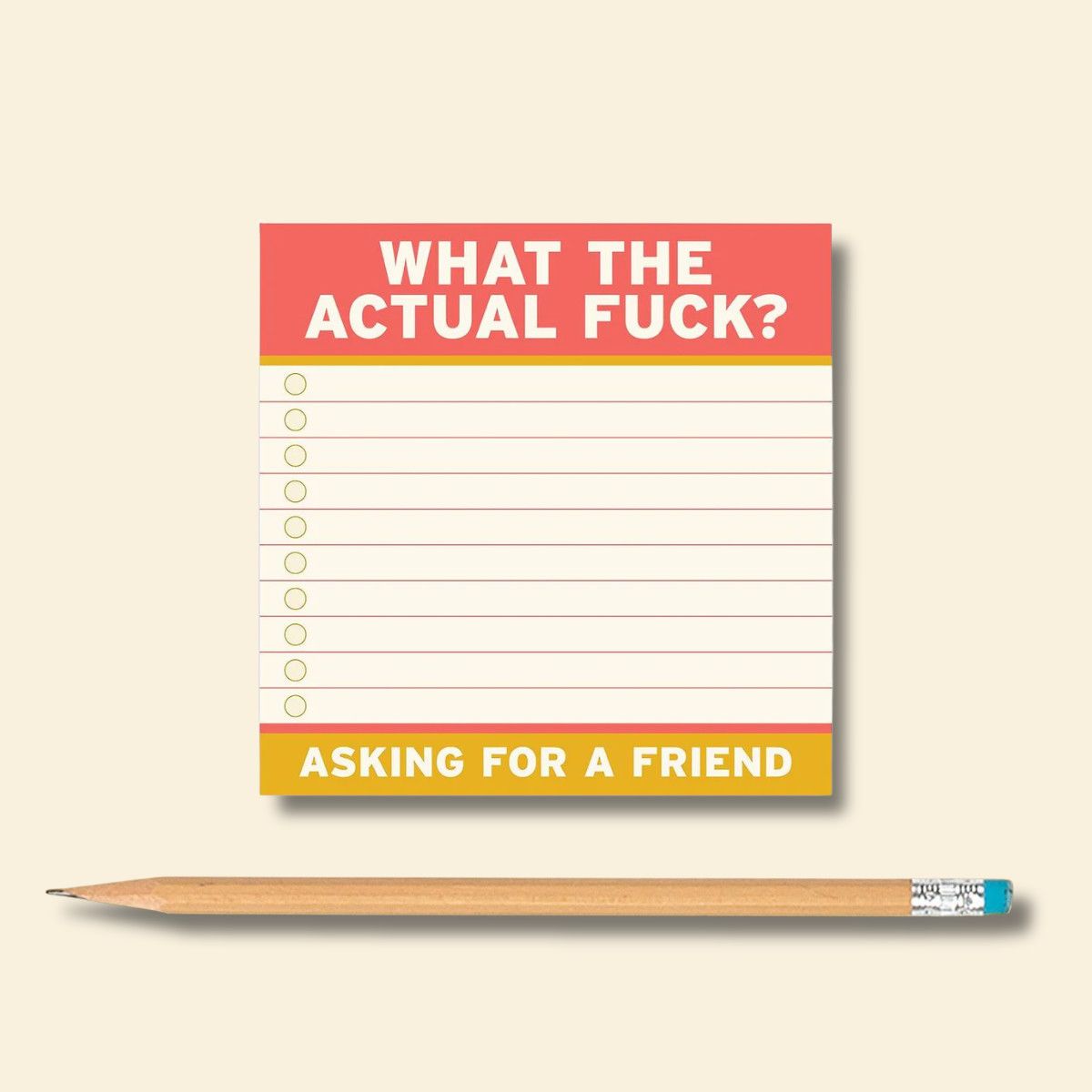 Real Big Sticky Notes:, Style: Actual Fuck