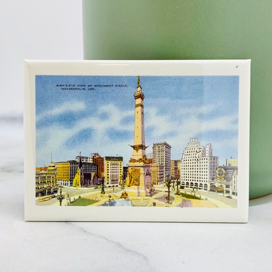 Found Images Magnet, Style: Monument Circle