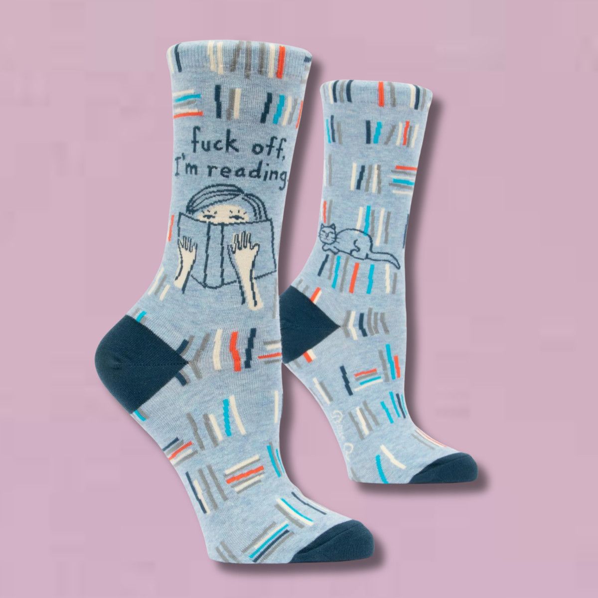 Fuck Off, I’m Reading Women’s Crew Socks