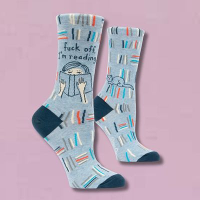 Fuck Off, I’m Reading Women’s Crew Socks