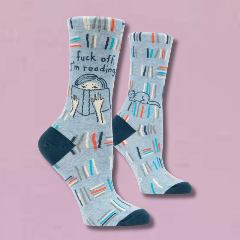 Fuck Off, I’m Reading Women’s Crew Socks